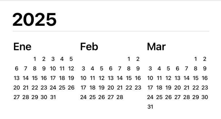 Festivos en Canarias en 2025