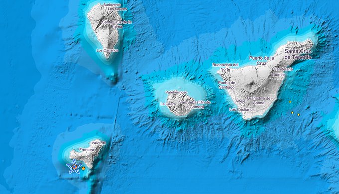 El IGN registra un terremoto en El Hierro