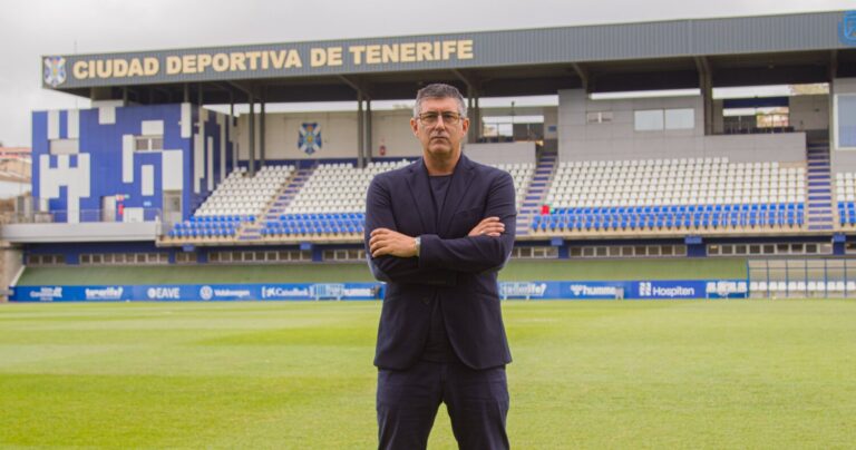 Mauro Pérez, director deportivo del CD Tenerife, “no quiero generar ningún tipo de discrepancias”