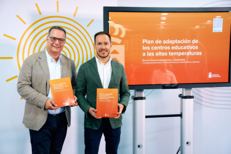 Los centros educativos de Canarias cuentan con su primer plan de adaptación a las altas temperaturas