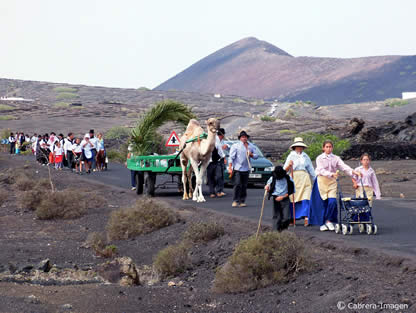 Lanzarote celebró la Romería en honor a la Virgen de Los Dolores