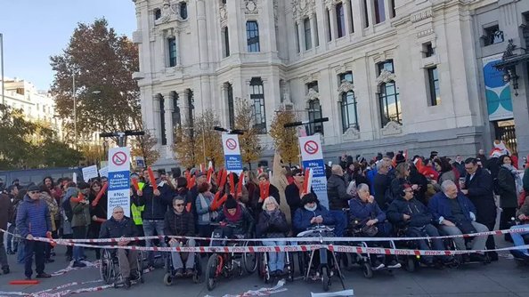 El CERMI se manifiesta en Madrid