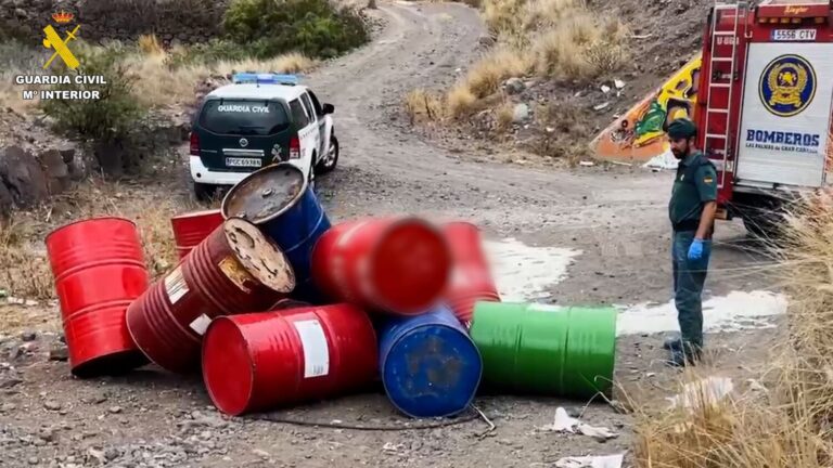 Localizado el responsable de tres vertidos químicos en Gran Canaria
