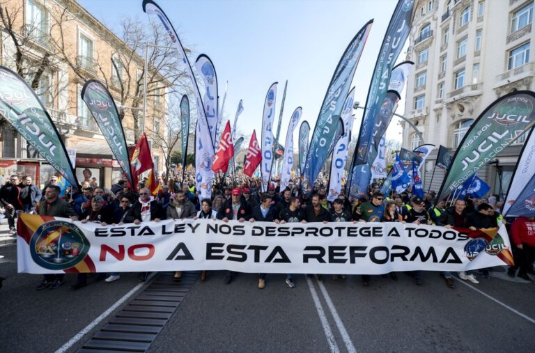 Organizaciones de Policía y Guardia Civil se concentrarán el 6 de noviembre contra la reforma de la ley mordaza