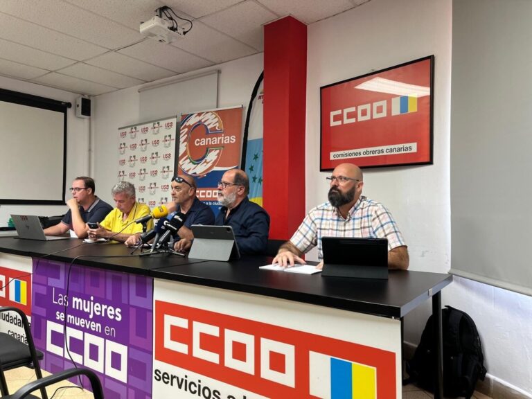 9.000 conductores están llamados en Canarias a la huelga del transporte de viajeros de este lunes