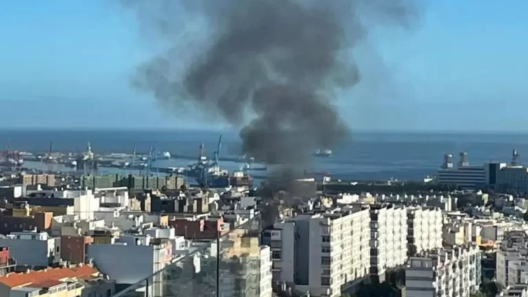 Incendio en una vivienda de Las Palmas de Gran Canaria