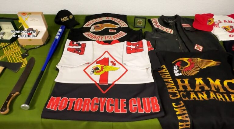 Cae una banda dedicada al narcotráfico dirigida por miembros de Ángeles del Infierno en Canarias