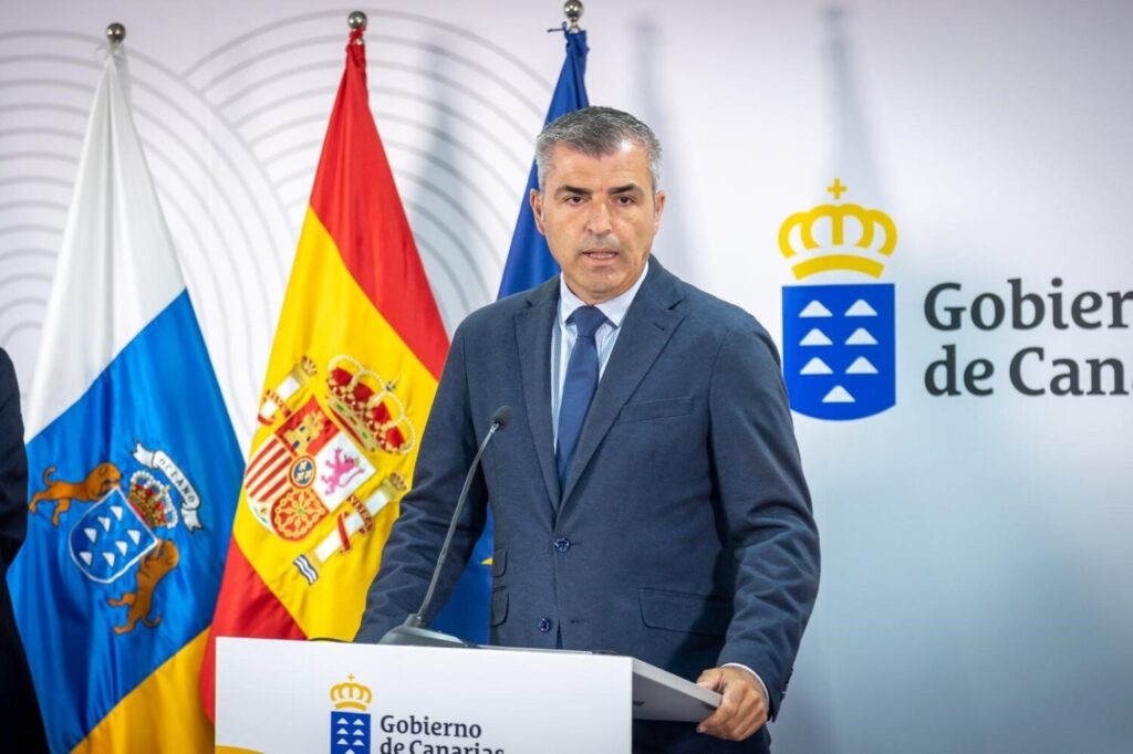 Manuel Domínguez comparece para valorar el modelo de financiación autonómico. Arriba, una imagen de archivo del vicepresidente y consejero de Economía del Gobierno de Canarias. Gobierno de Canarias.