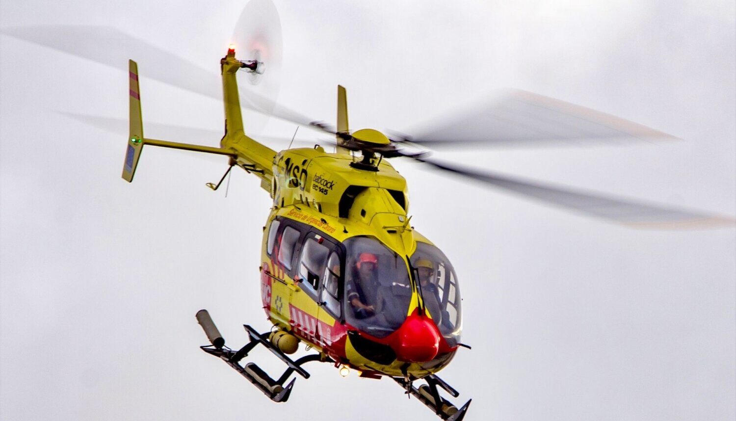 Comienza a operar el tercer helicóptero medicalizado de Canarias con sede en Fuerteventura