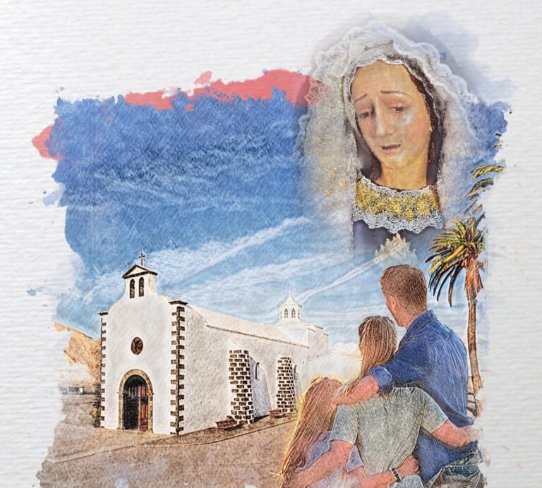 Bajada de la Virgen de los Dolores | Tercera visita en la historia a Arrecife