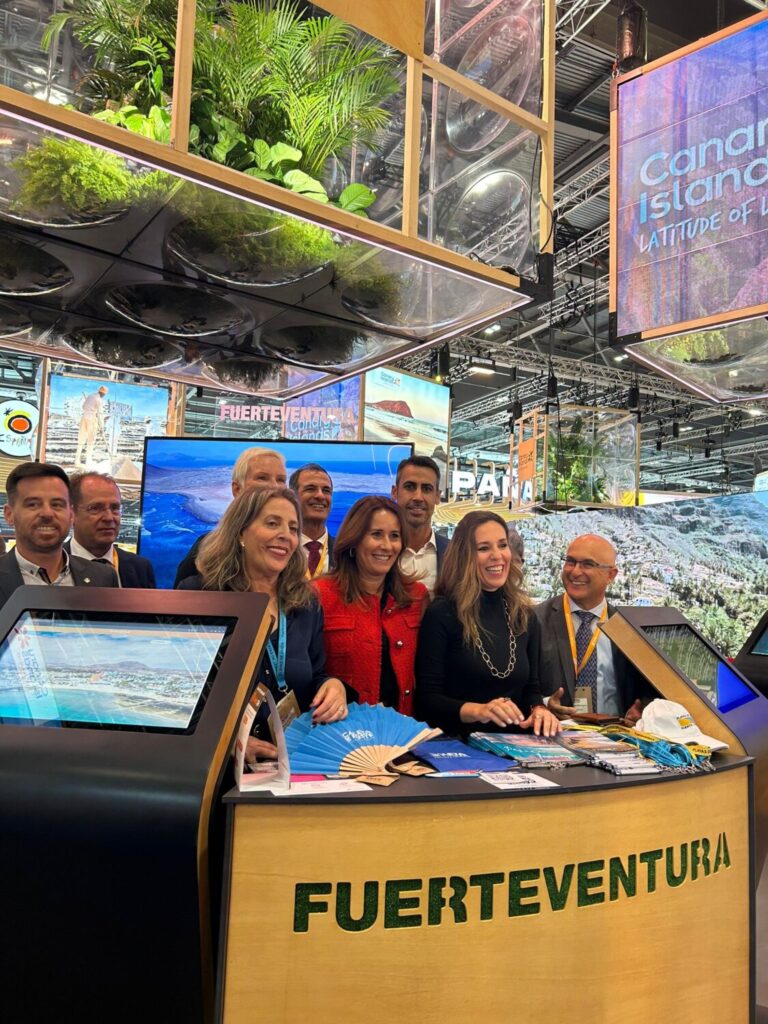 Stand de Fuerteventura en la Feria Internacional de Turismo World Travel Market de Londres/Cabildo de Fuerteventura