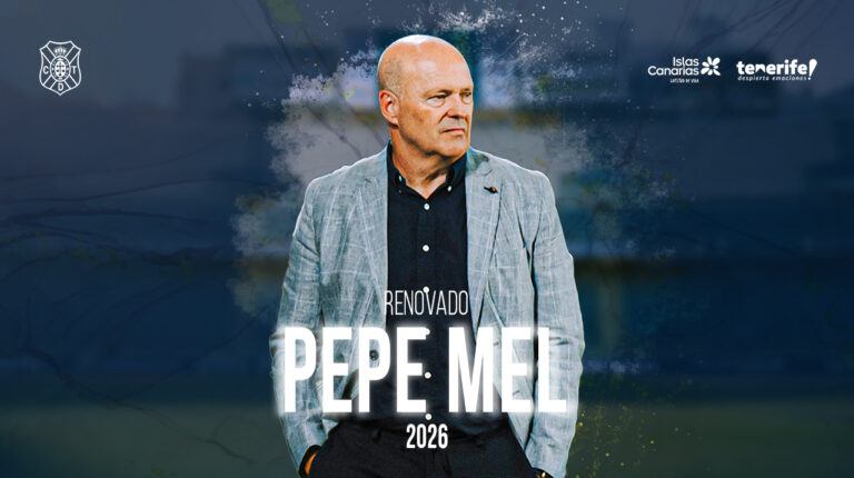 Pepe Mel renueva con el CD Tenerife hasta 2026