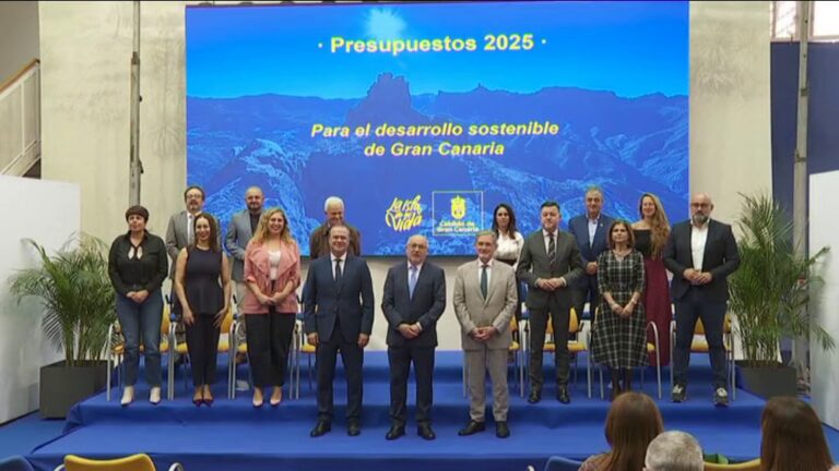 Crece en un 7,3% el presupuesto de Gran Canaria para 2025
