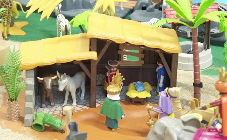 Recrea un Belén con clicks de Playmobil