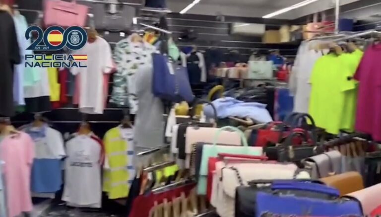 Operación contra una trama de empresas de productos falsificados