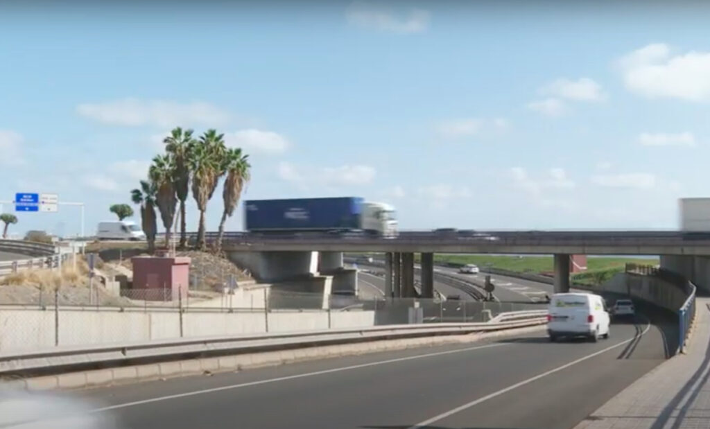 Fotograma de la zona donde ocurrió el accidente