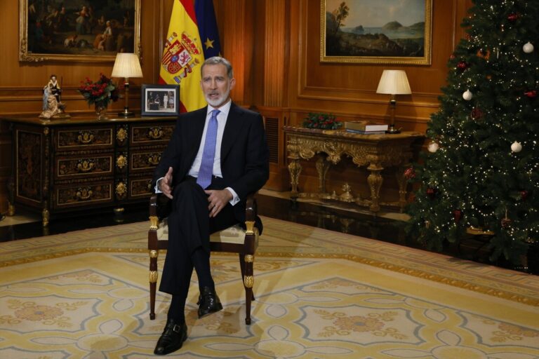 El rey Felipe VI ofreció el tradicional discurso de Navidad, en un año marcado por la Dana