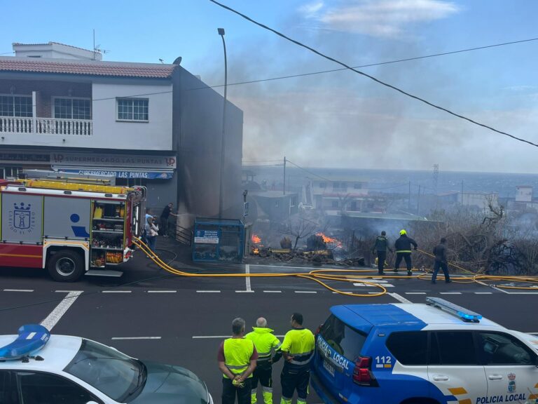 Conato de incendio en un solar en El Hierro