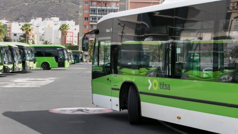 Aumenta el uso del transporte público en la isla de Tenerife