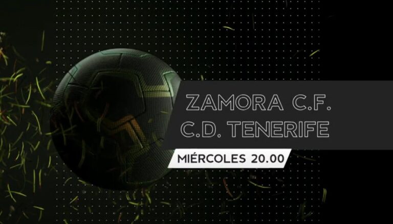 Zamora CF – CD Tenerife, este miércoles en Televisión Canaria