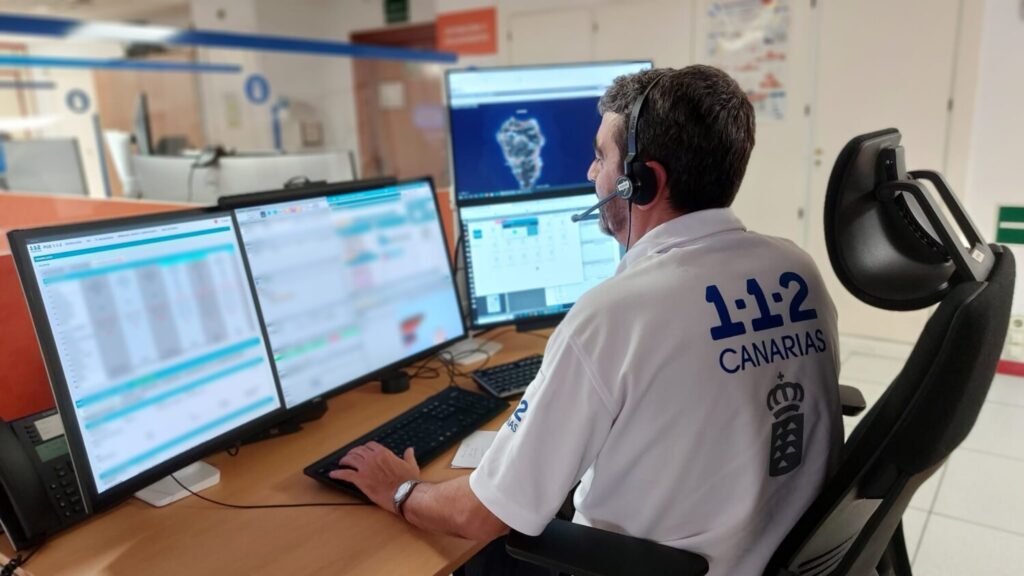 Herido tras colisionar contra un muro en La Palma