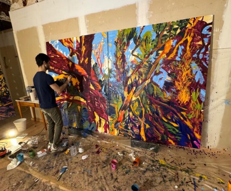 Jun Martínez presenta en Tenerife su obra realizada durante su estancia en la isla