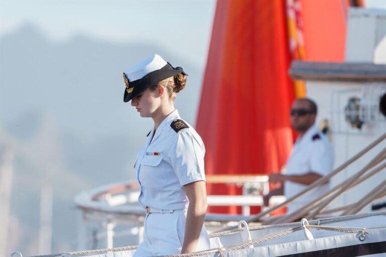 Así ha sido la parada de Leonor en Santa Cruz de Tenerife