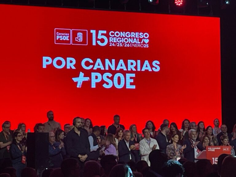 El congreso del PSOE Canarias aprueba sin votos en contra la gestión de la ejecutiva