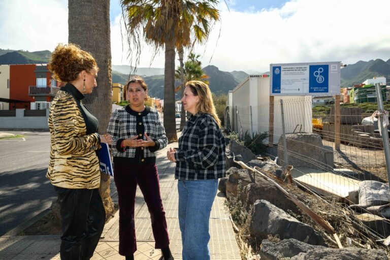 El Cabildo finalizará las obras de saneamiento de Los Silos en el primer trimestre del año