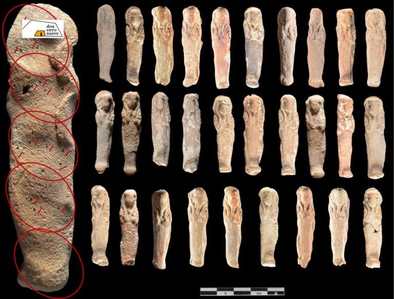 Un estudio revela que las figurillas halladas en la tumba de Luxor fueron realizadas por mujeres