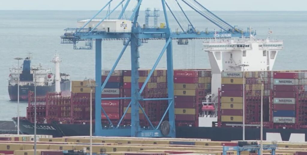 MSC ALLEGRA, el portacontenedores más grande del mundo atraca en Canarias