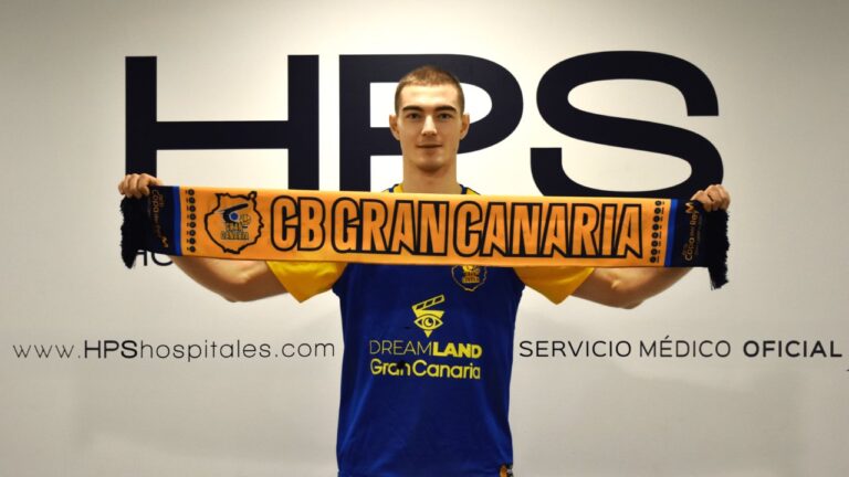 Žiga Samar, nuevo base del Gran Canaria, llega dispuesto «a dar el máximo» al equipo
