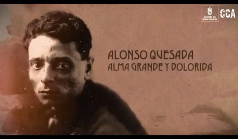 TVC conmemora el Día de Las Letras Canarias con el documental ‘Alonso Quesada: alma grande y dolorida’