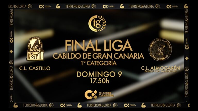 El espectáculo de la lucha de primera categoría de Gran Canaria, en ‘Terrero y Gloria’