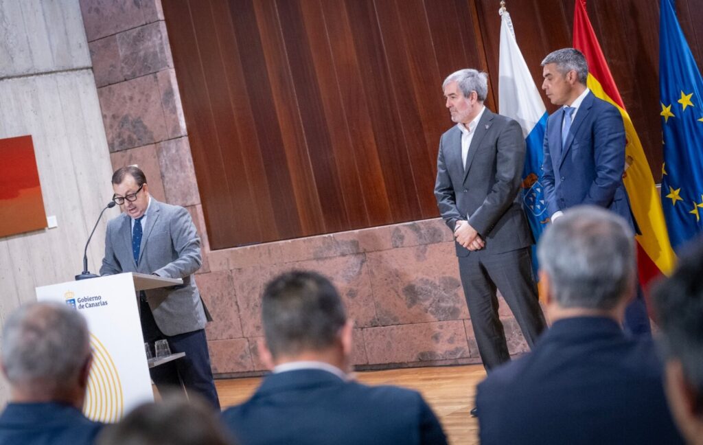 Financiación al sector primario. Firma del convenio. Imagen Gobierno de Canarias