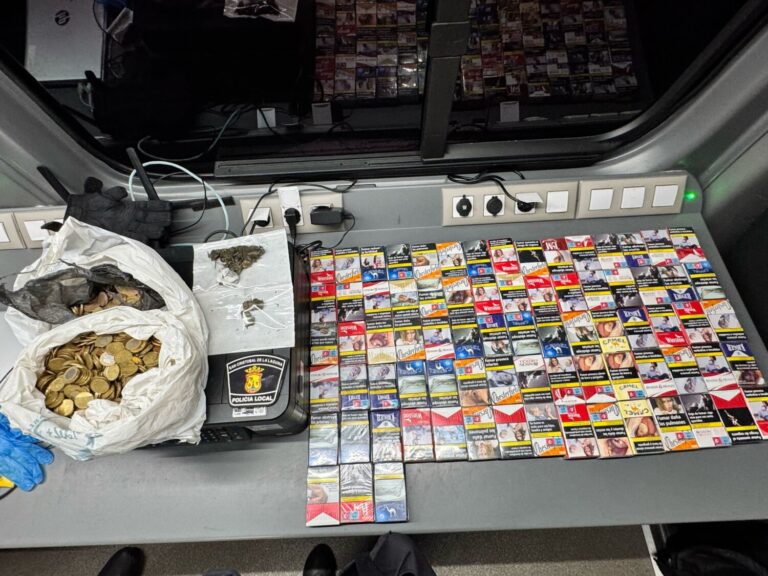 La Policía Local intercepta a dos personas por delitos relacionados con la seguridad vial y tenencia de drogas