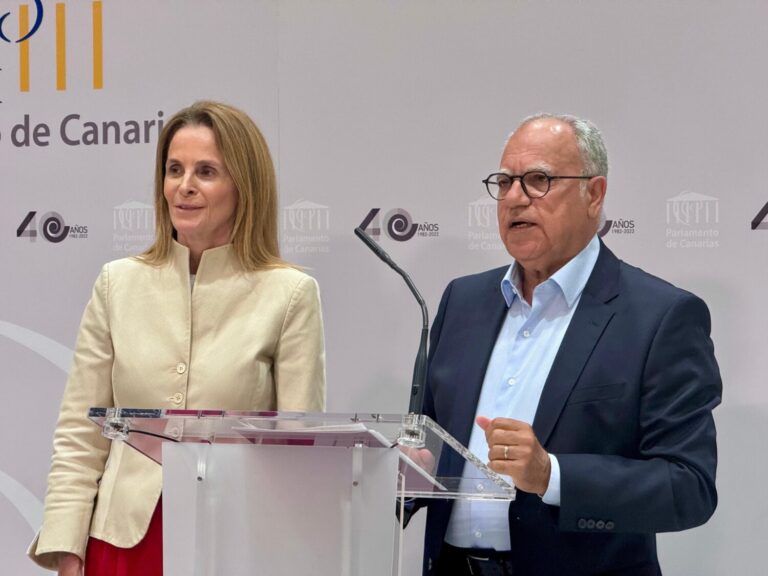 El informe del reto demográfico de Canarias sale adelante con los votos de los partidos que apoyan al Gobierno