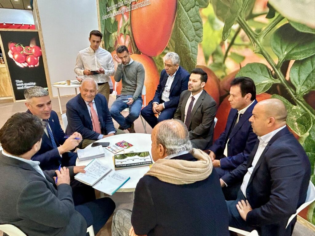 Reunión en la Fruit Logistica de Berlín. Imagen Gobierno de Canarias