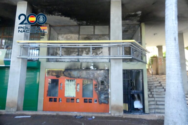 Ingresa en prisión el causante de un incendio en Puerto de la Cruz