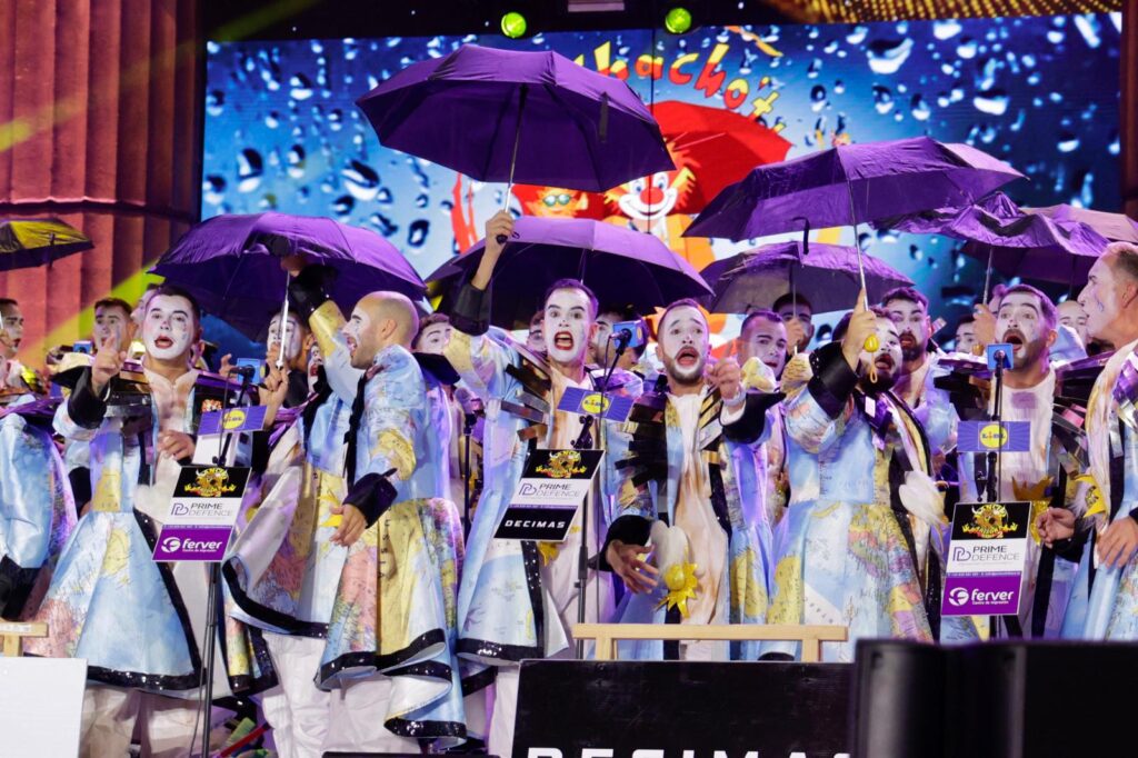 Chacho Tú en la final de murgas de Las Palmas de Gran Canaria 2025 RTVC