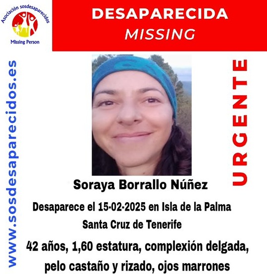 Buscan en La Palma a una mujer desaparecida desde el 15 de febrero