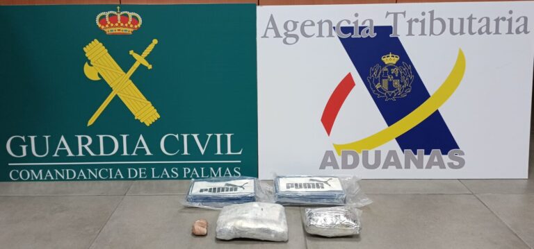 Detenido en Gran Canaria con 3,7 k de droga en su equipaje