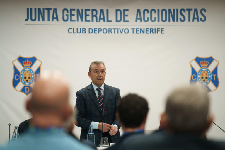La Junta General de Accionistas del CD Tenerife queda aplazada al martes 25 de febrero