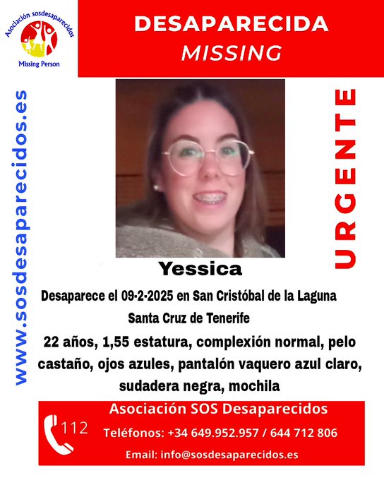 Desaparece una joven en Santa Cruz de Tenerife