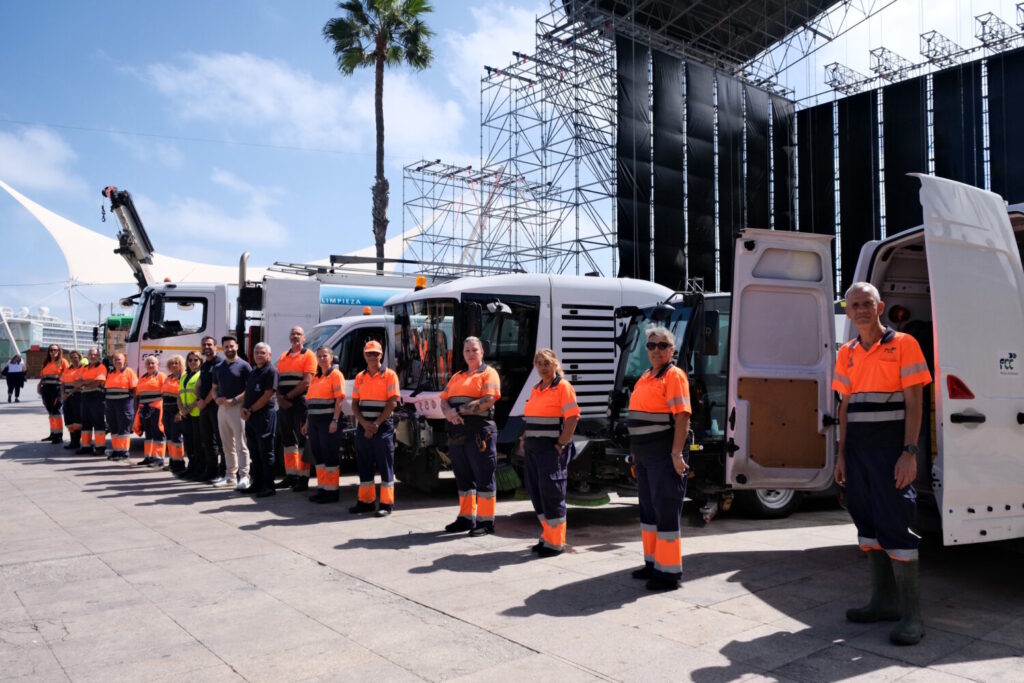 Las Palmas de Gran Canaria activa un dispositivo especial de limpieza para el Carnaval