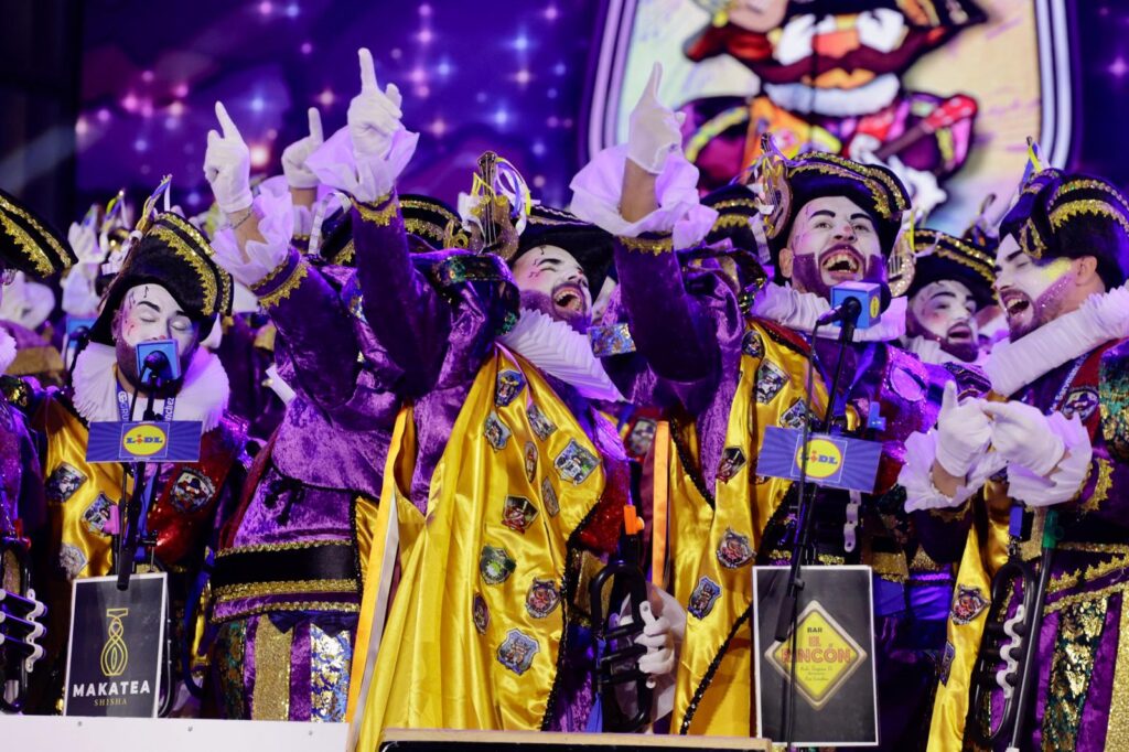 Los Nietos de Sarymanchez final de murgas de Las Palmas de Gran Canaria