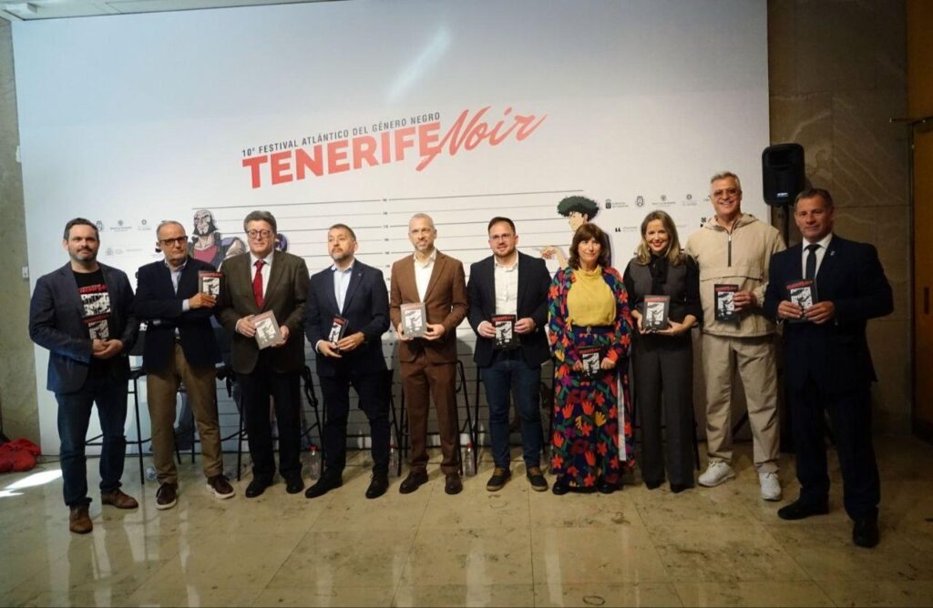 Santa Cruz alberga la 10º edición de Tenerife Noir. Presentación de la 10º edición de Tenerife Noir/ Ayuntamiento de Santa Cruz de Tenerife.