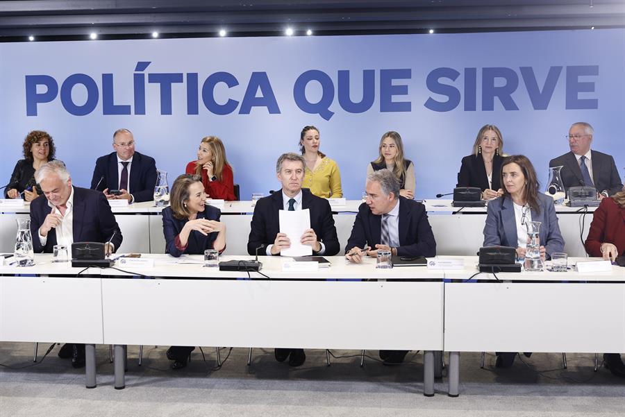 Reunión del Comité Ejecutivo Nacional del Partido Popular. Imagen EFE