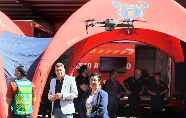 El Consorcio de Bomberos de Tenerife incorpora cuatro drones para reforzar la seguridad de la Isla