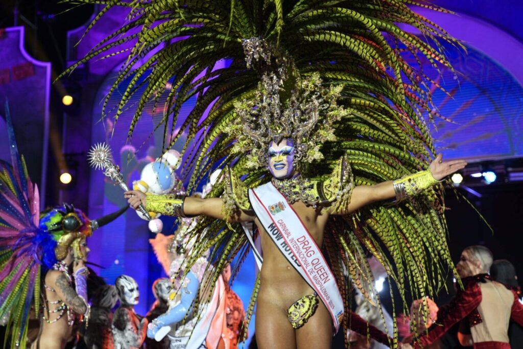 Drag Elektra, ganador de la Gala Drag del Carnaval de Maspalomas 2025